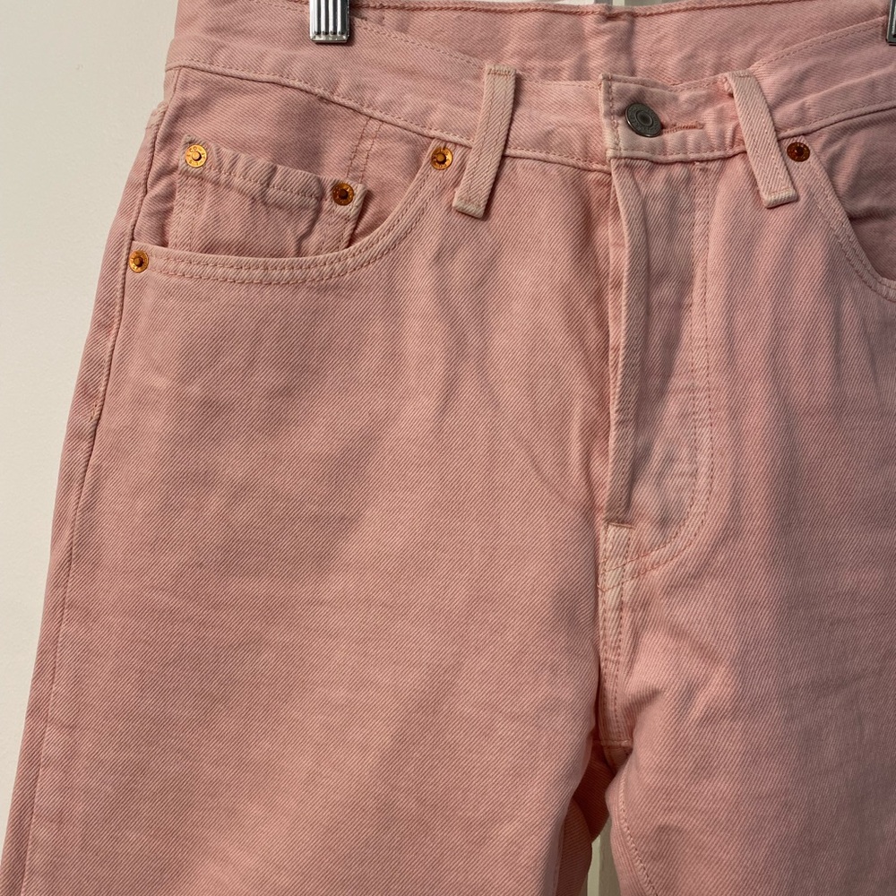 Blush Pink Denim Pants